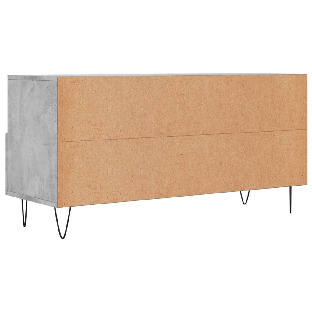 TV ormarić boja betona 102 x 36 x 50 cm od konstruiranog drva