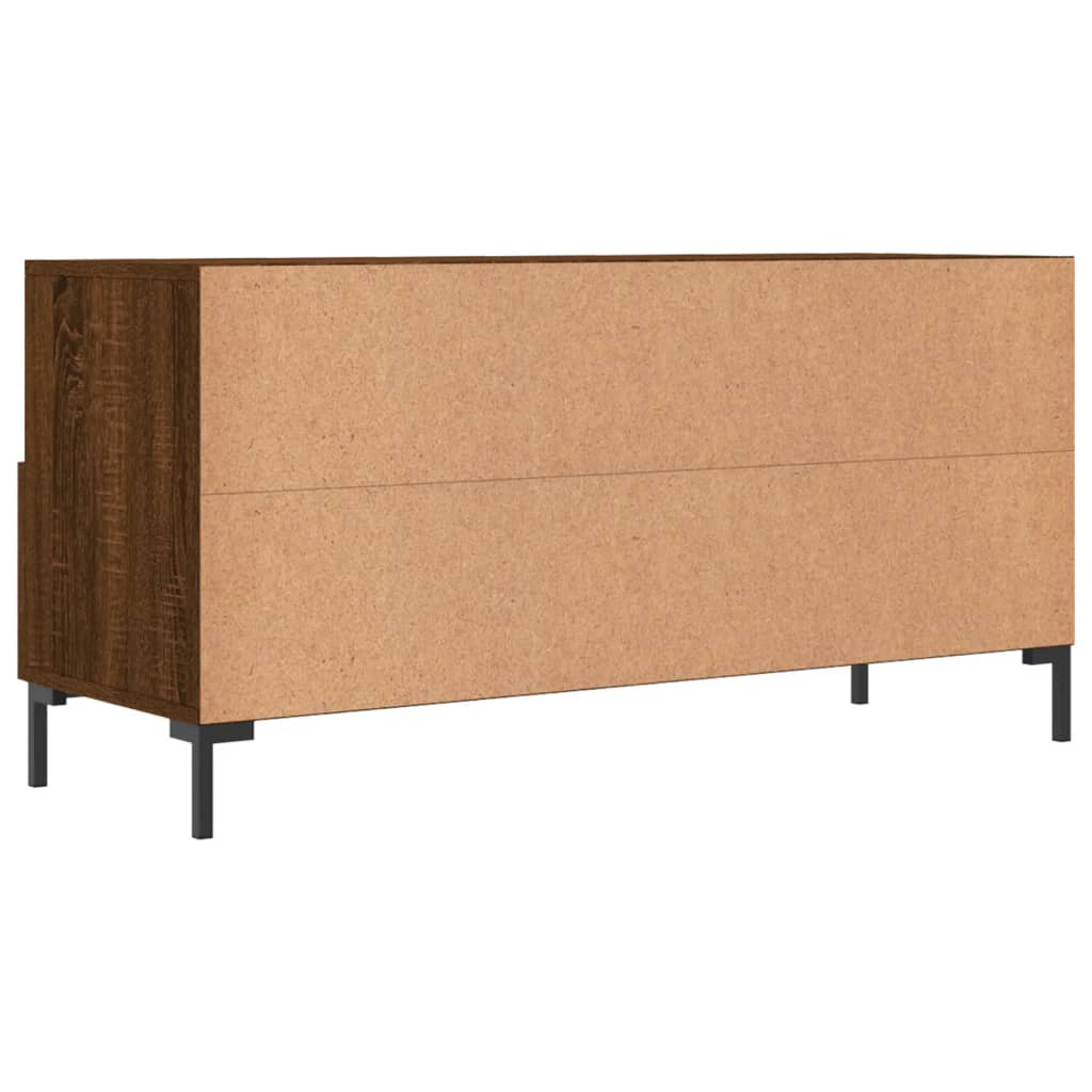 TV ormarić boja dimljenog hrasta 102x36x50 cm konstruirano drvo