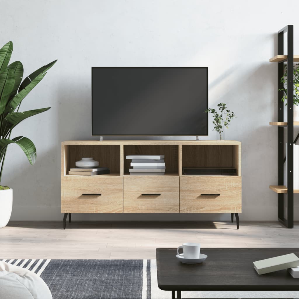 TV ormarić boja hrasta sonome 102x36x50 cm konstruirano drvo