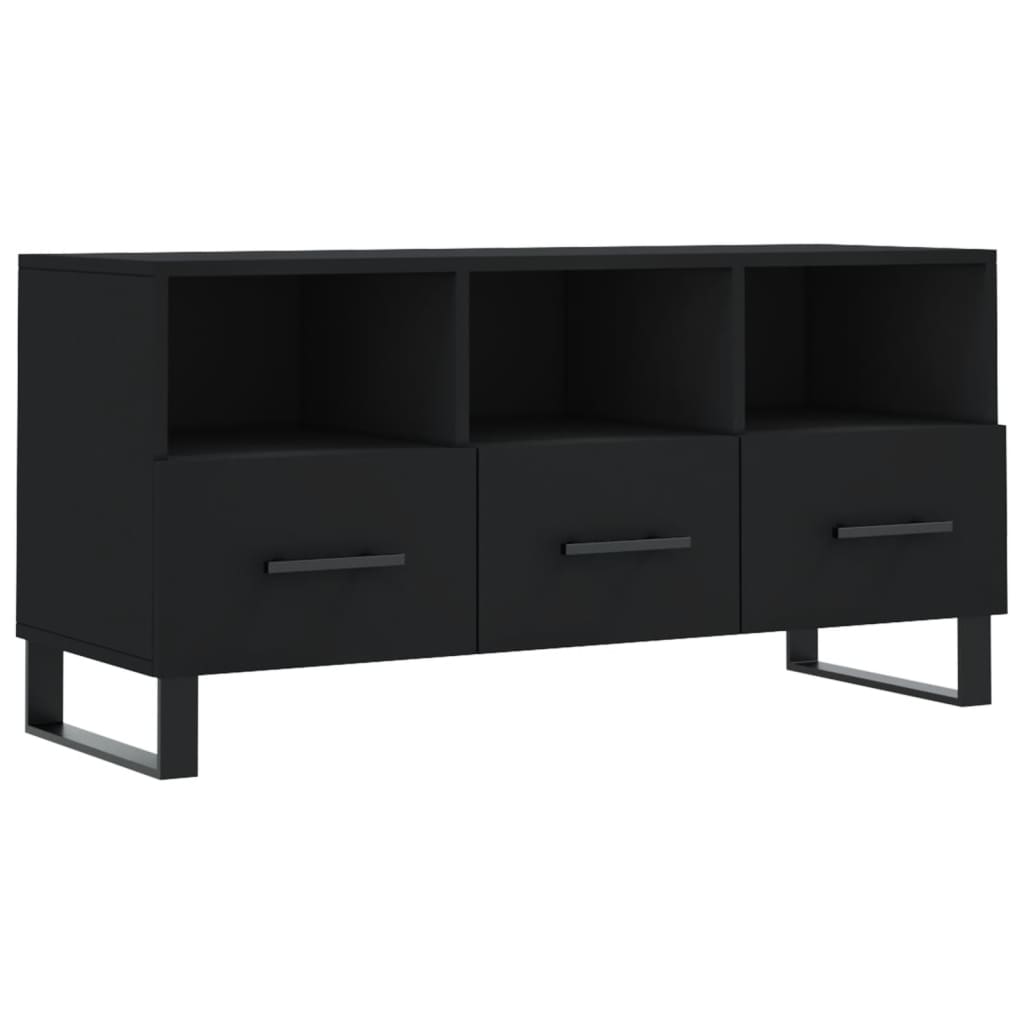 TV ormarić crni 102 x 36 x 50 cm od konstruiranog drva