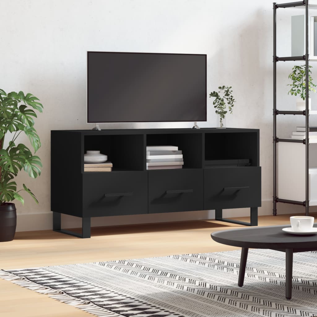 TV ormarić boja betona 102 x 36 x 50 cm od konstruiranog drva