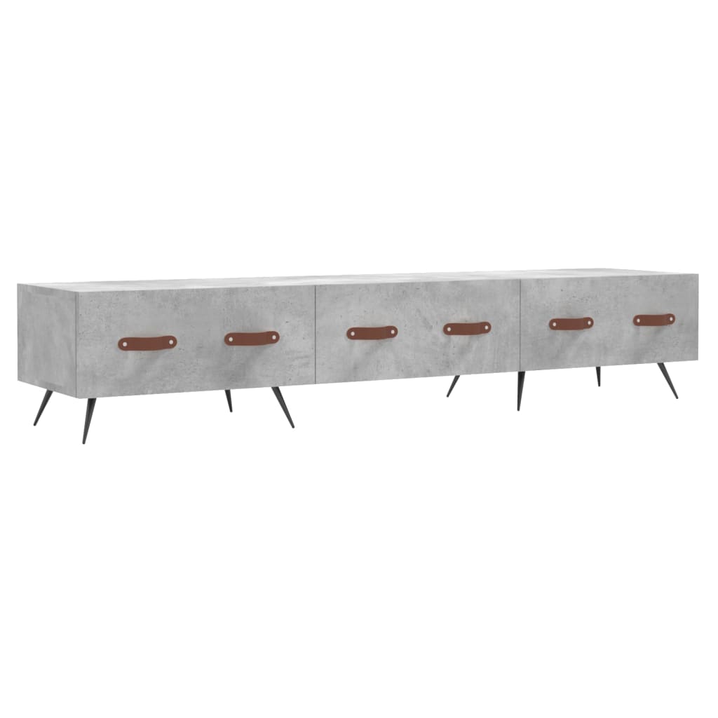 TV ormarić boja betona 150 x 36 x 30 cm od konstruiranog drva