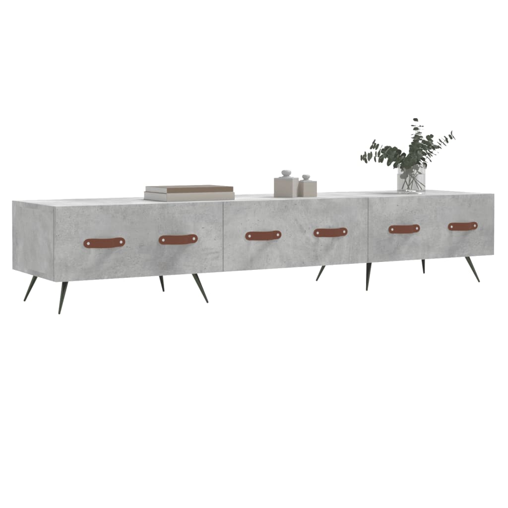 TV ormarić boja betona 150 x 36 x 30 cm od konstruiranog drva