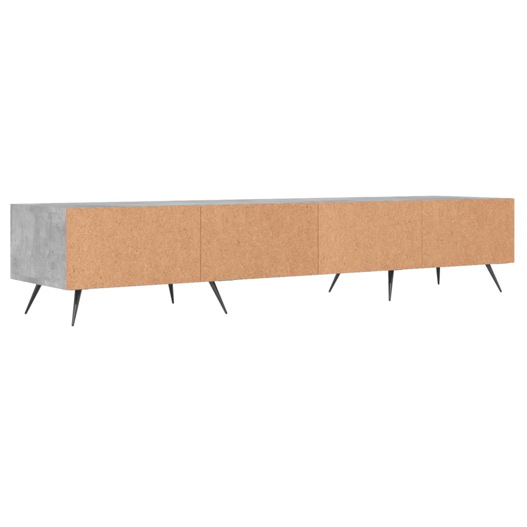TV ormarić boja betona 150 x 36 x 30 cm od konstruiranog drva