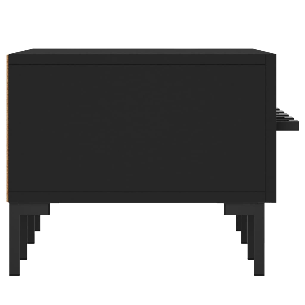 TV ormarić crni 150 x 36 x 30 cm od konstruiranog drva