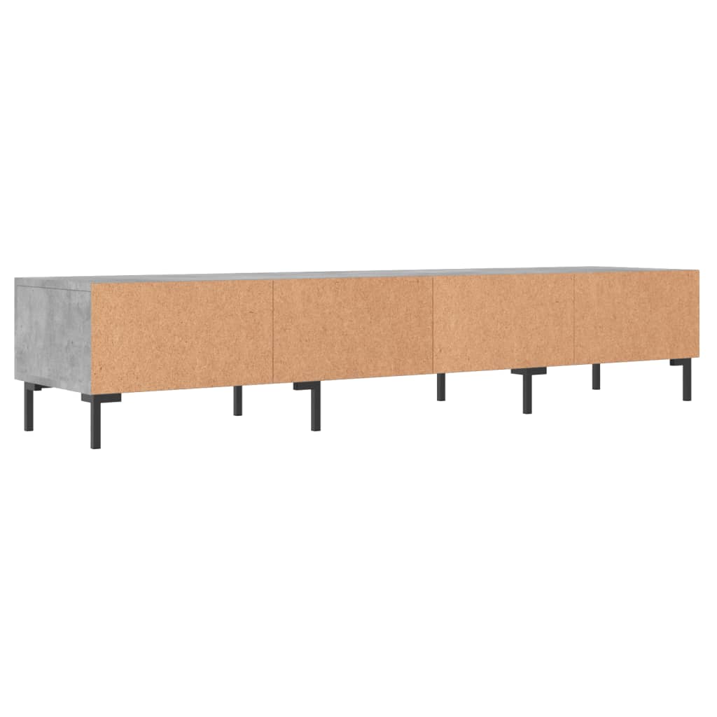 TV ormarić boja betona 150 x 36 x 30 cm od konstruiranog drva