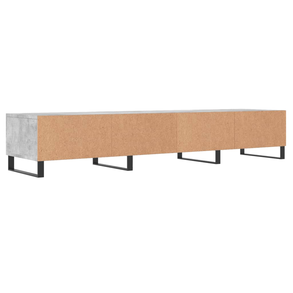 TV ormarić boja betona 150 x 36 x 30 cm od konstruiranog drva