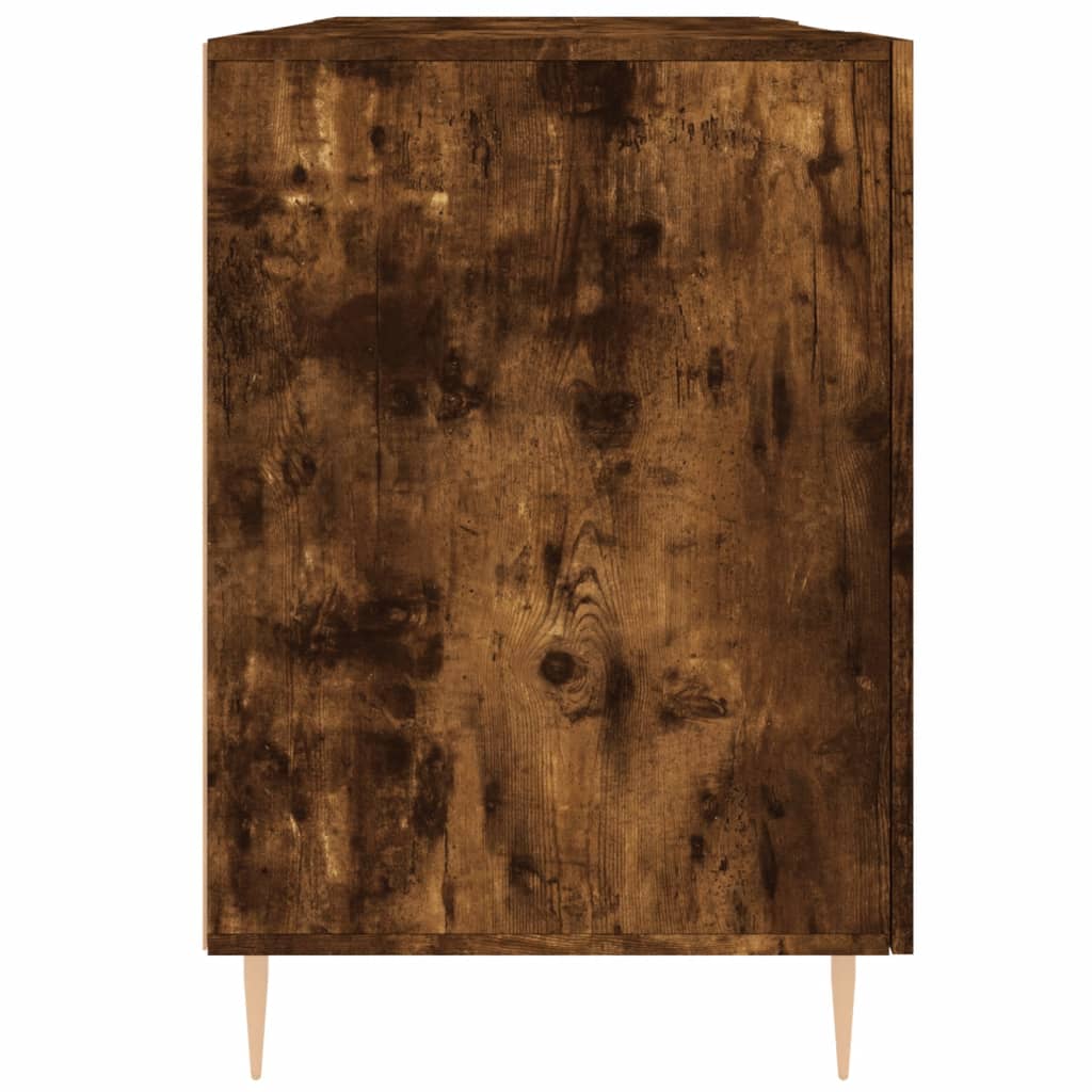 Radni stol boja dimljenog hrasta 140x50x75 cm konstruirano drvo