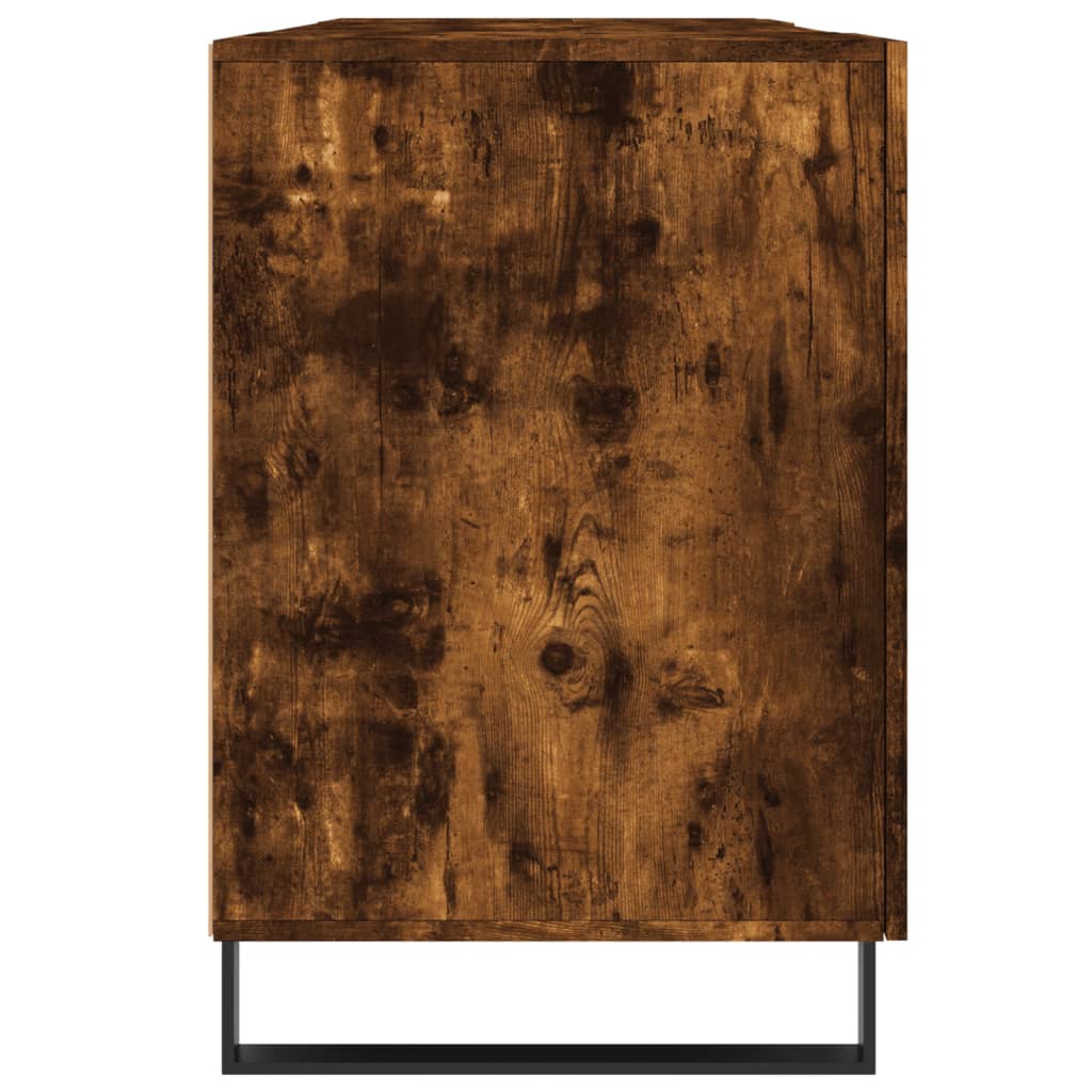Radni stol boja dimljenog hrasta 140x50x75 cm konstruirano drvo