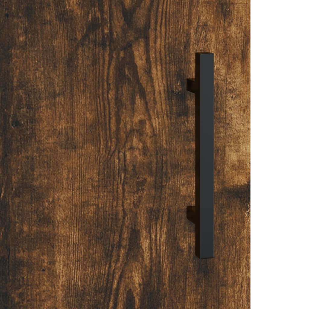 Radni stol boja dimljenog hrasta 140x50x75 cm konstruirano drvo