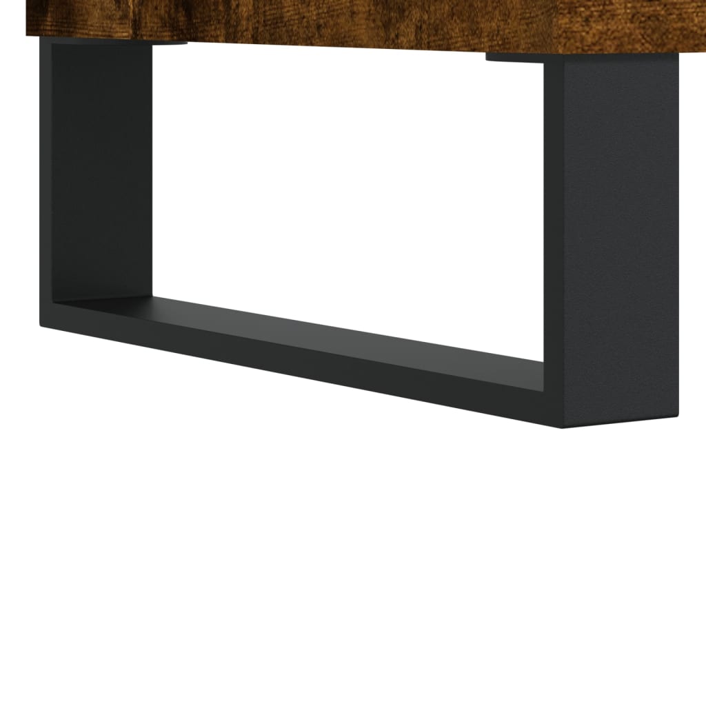 Radni stol boja dimljenog hrasta 140x50x75 cm konstruirano drvo