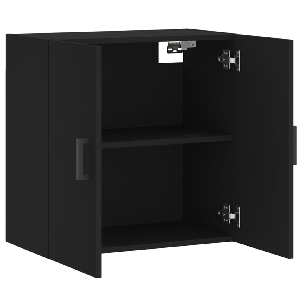Zidni ormarić crni 60 x 31 x 60 cm od konstruiranog drva