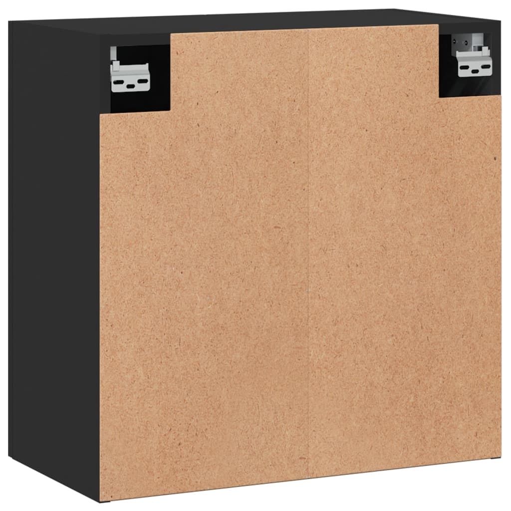 Zidni ormarić crni 60 x 31 x 60 cm od konstruiranog drva