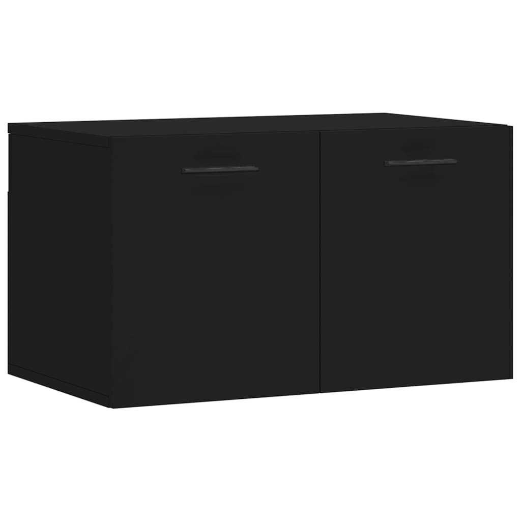 Zidni ormarić crni 60 x 36,5 x 35 cm od konstruiranog drva
