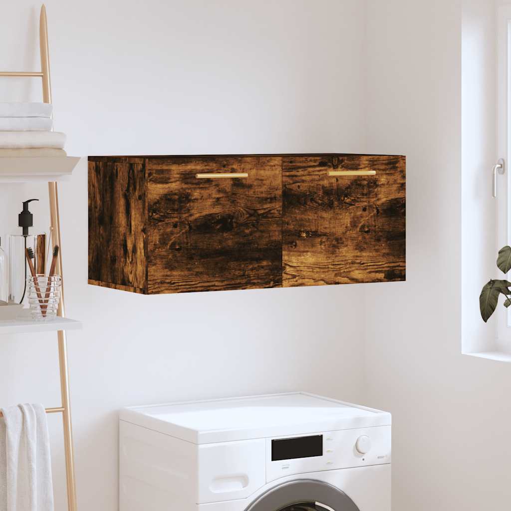 Zidni ormarić boja hrasta 80x36,5x35 cm konstruirano drvo