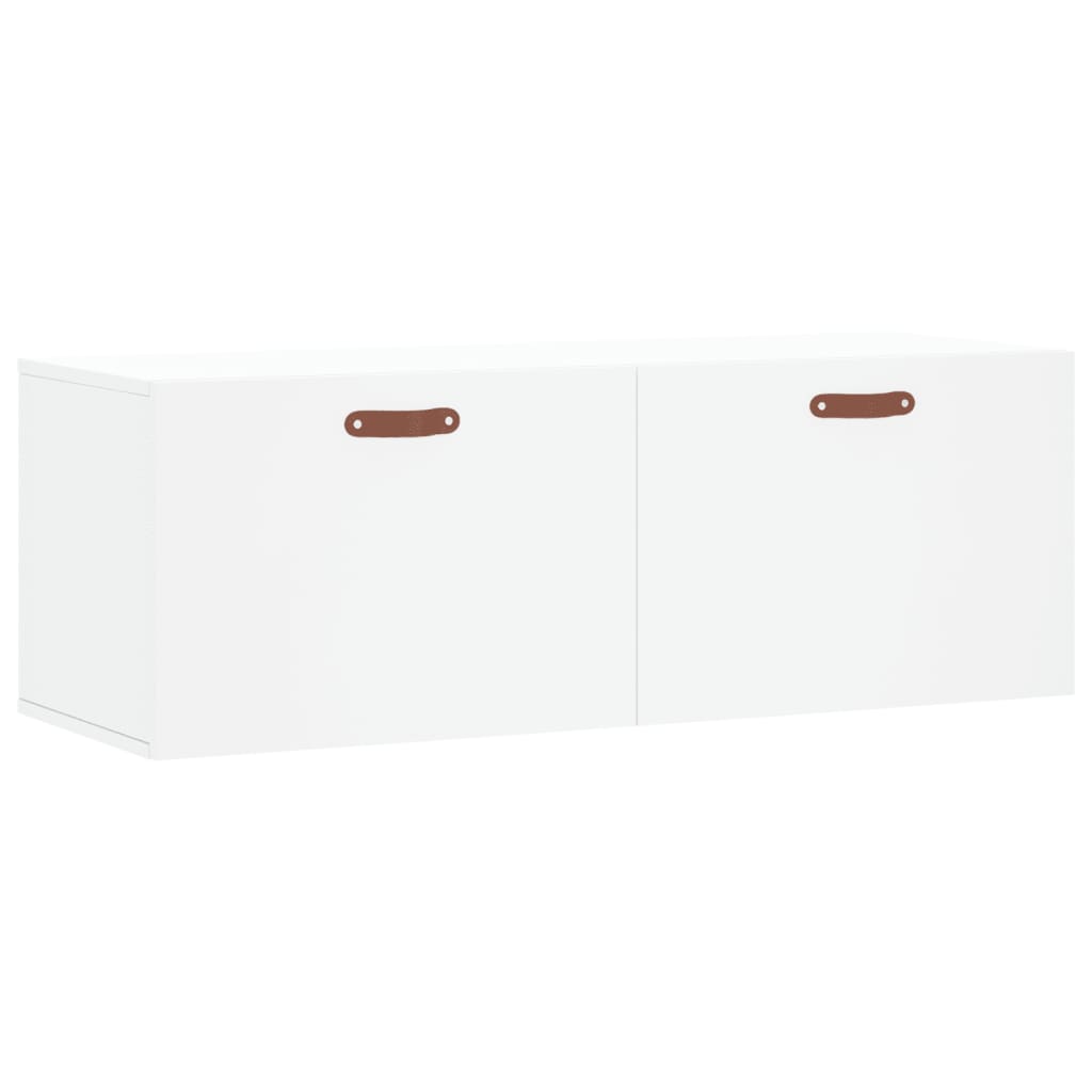 Zidni ormarić bijeli 100 x 36,5 x 35 cm od konstruiranog drva