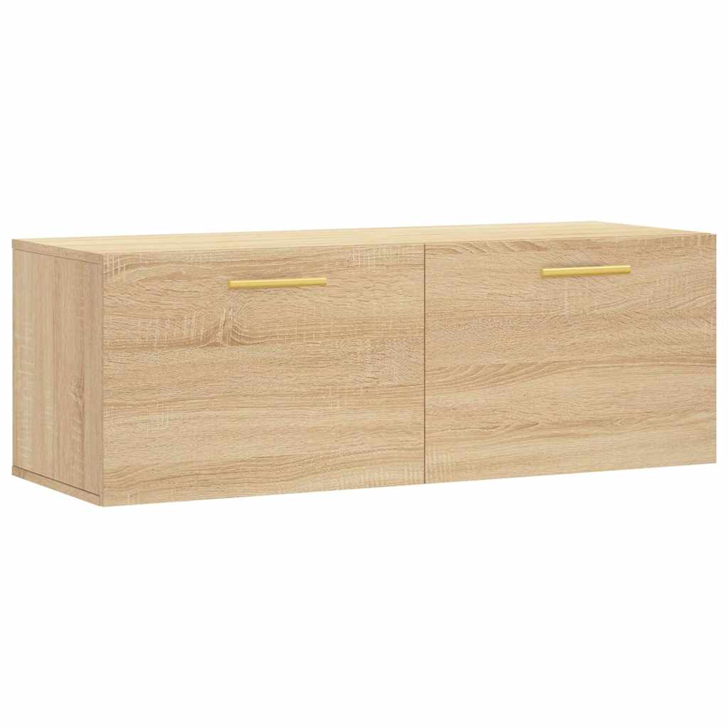 Zidni ormarić boja hrasta 100 x 36,5 x 35 cm konstruirano drvo