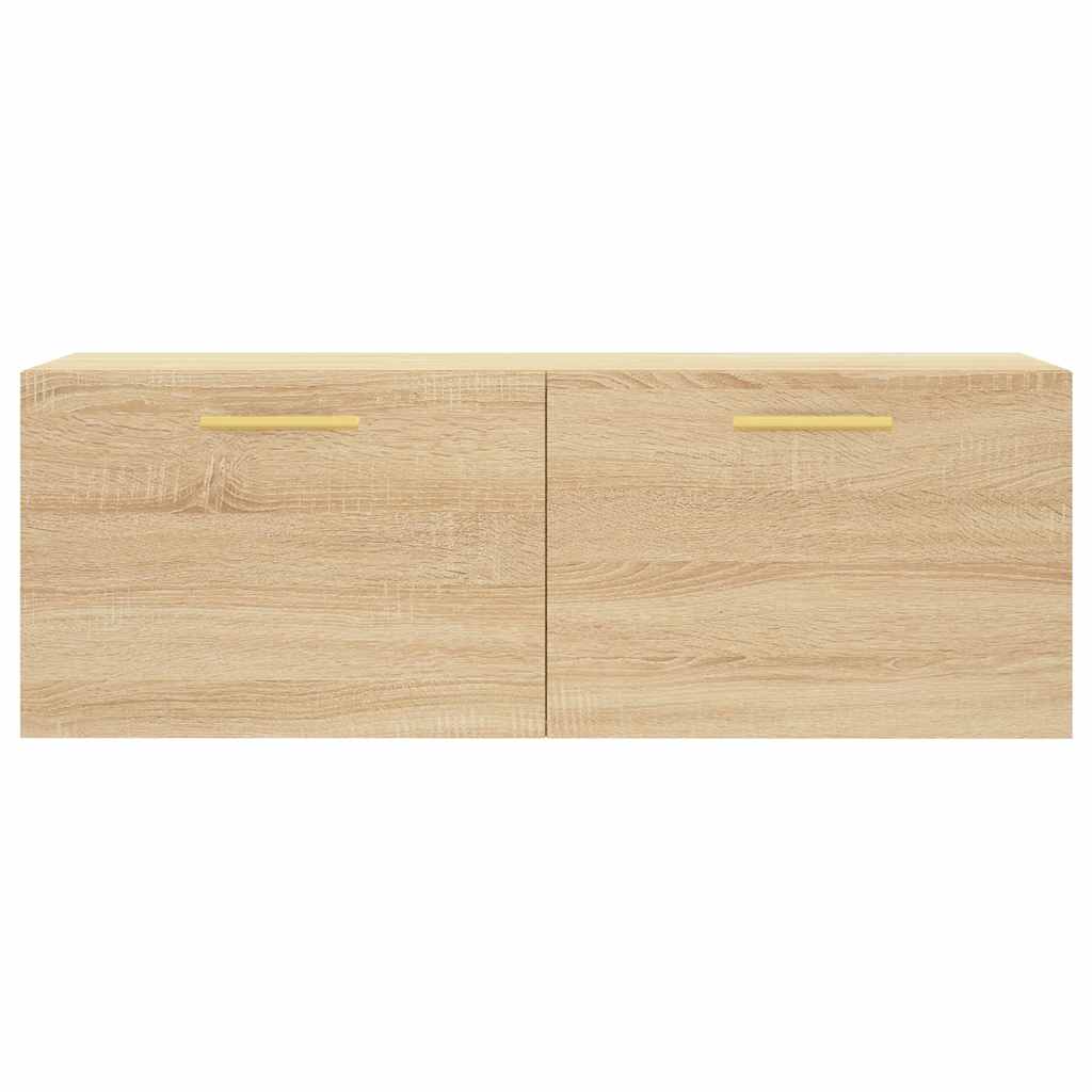 Zidni ormarić boja hrasta 100 x 36,5 x 35 cm konstruirano drvo