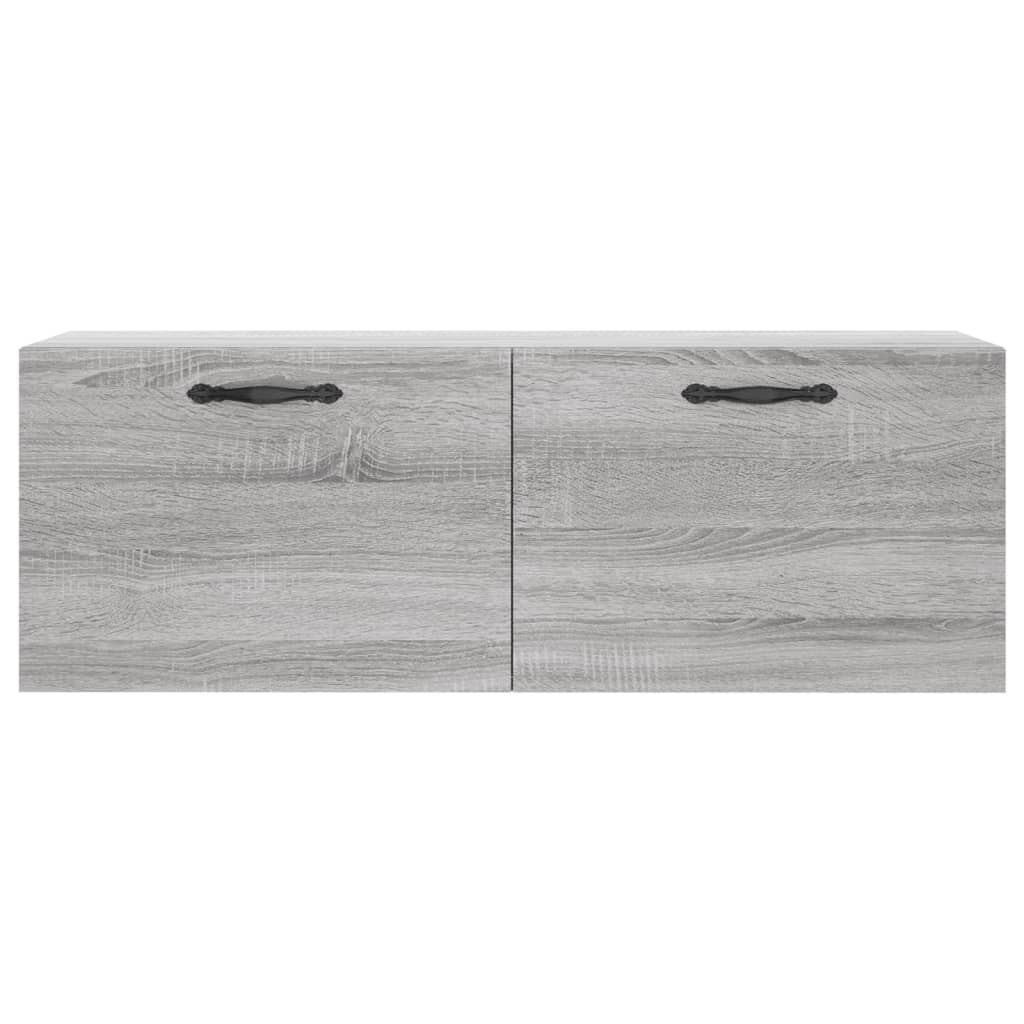 Zidni ormarić siva boja hrasta 100x36,5x35 cm konstruirano drvo