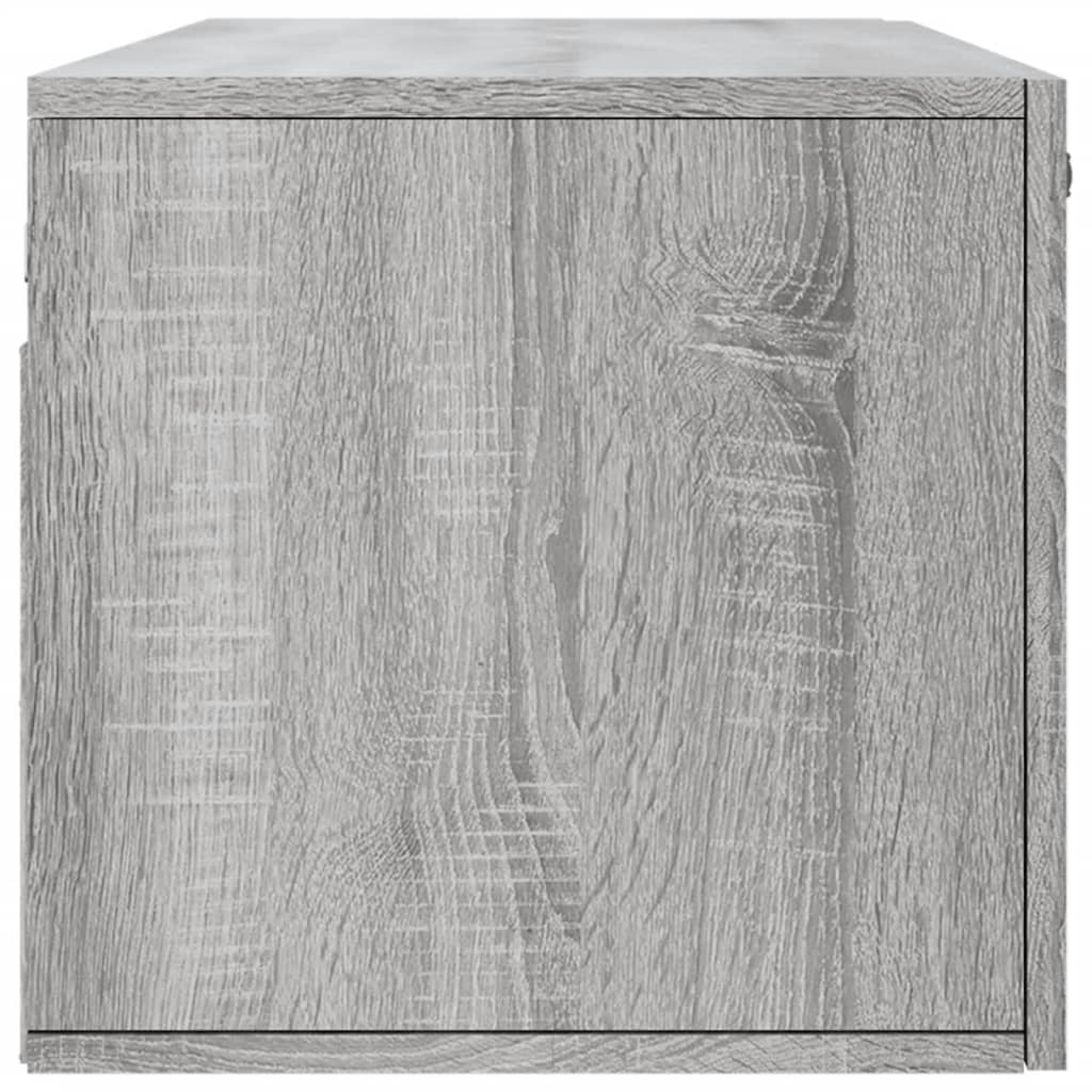 Zidni ormarić siva boja hrasta 100x36,5x35 cm konstruirano drvo