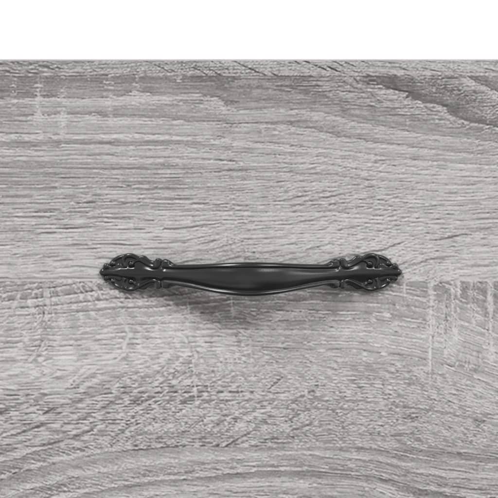 Zidni ormarić siva boja hrasta 100x36,5x35 cm konstruirano drvo