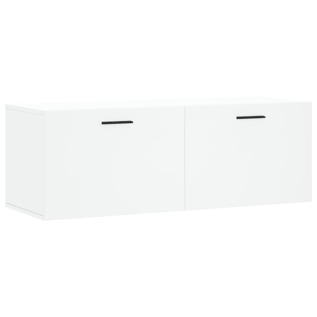 Zidni ormarić bijeli 100 x 36,5 x 35 cm od konstruiranog drva