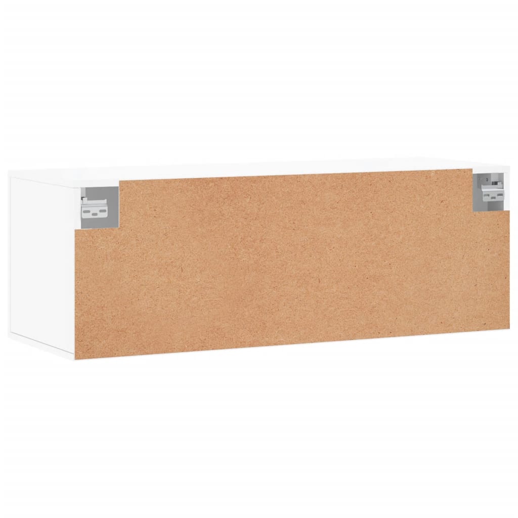 Zidni ormarić bijeli 100 x 36,5 x 35 cm od konstruiranog drva