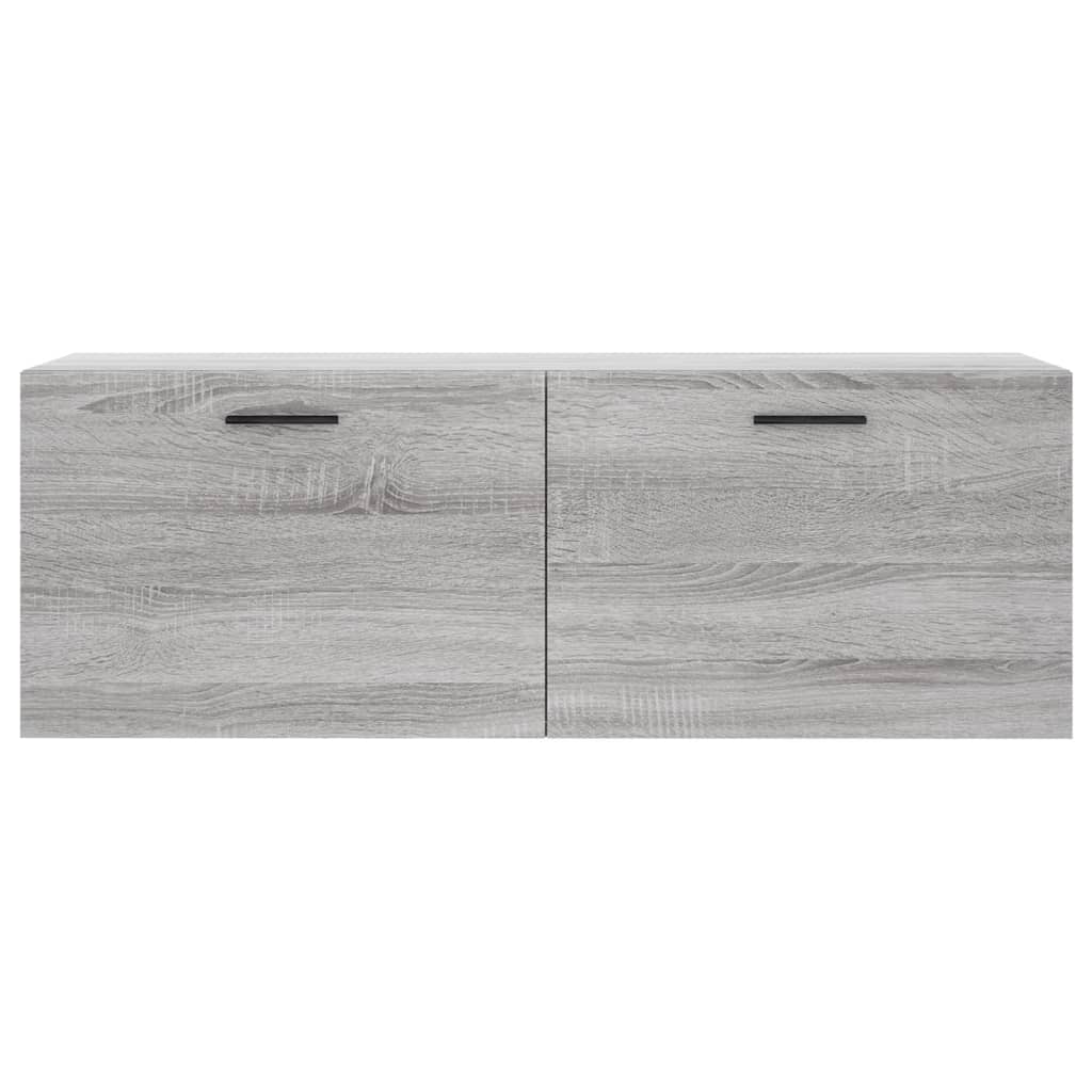 Zidni ormarić siva boja hrasta 100x36,5x35 cm konstruirano drvo