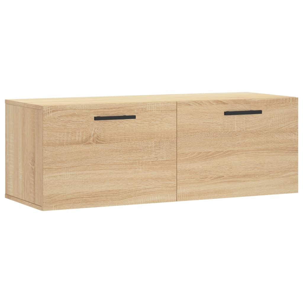 Zidni ormarić boja hrasta 100 x 36,5 x 35 cm konstruirano drvo