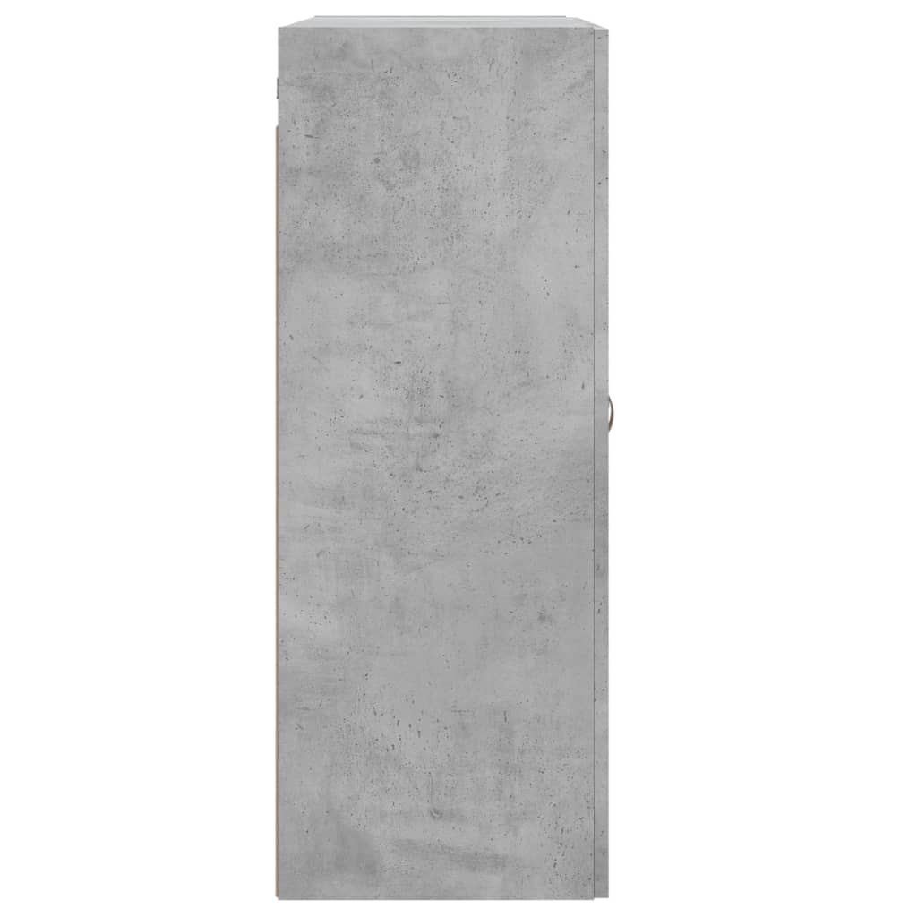 Zidni ormarić siva boja betona 69,5x34x90 cm konstruirano drvo