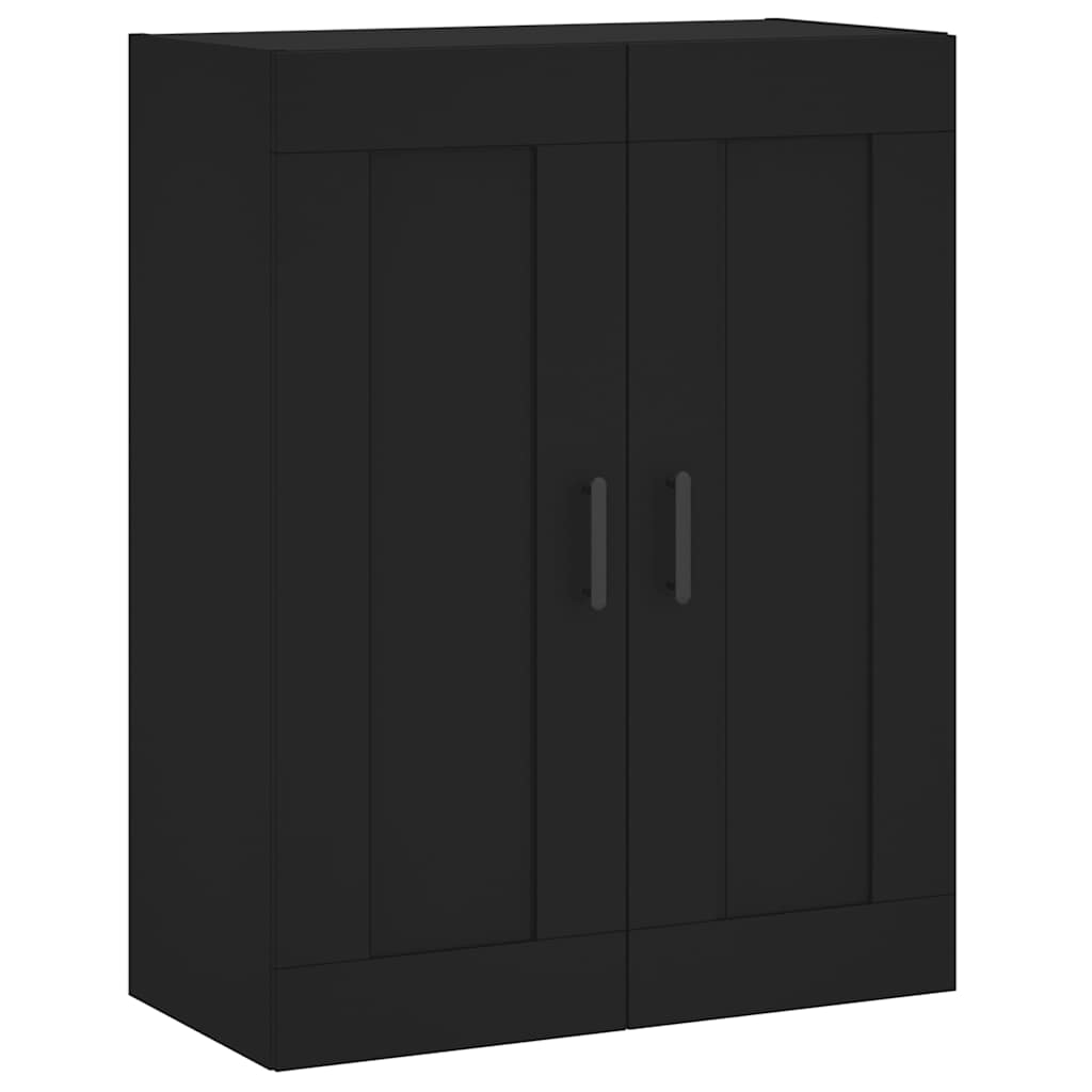 Zidni ormarić crni 69,5 x 34 x 90 cm od konstruiranog drva