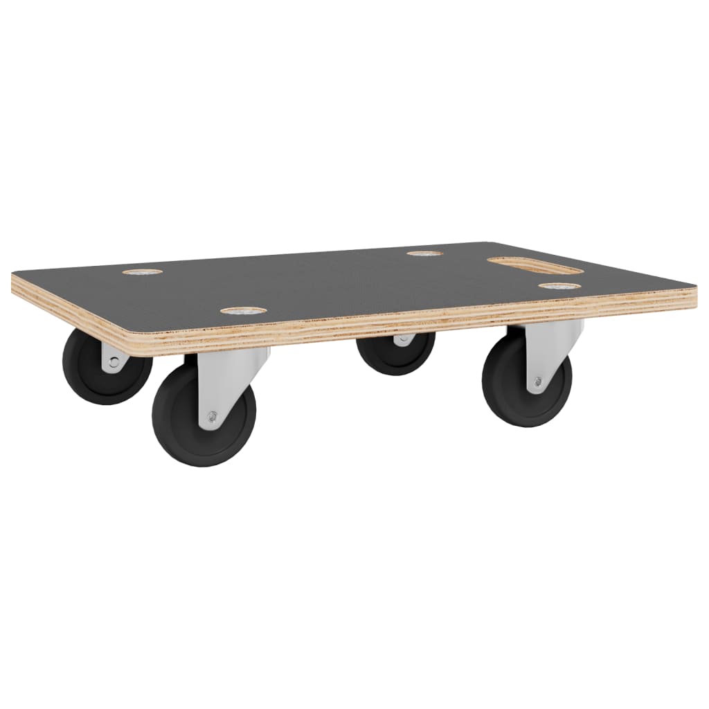 Transportna kolica 2 kom pravokutna 80 x 55 x 11,5 cm 250 kg