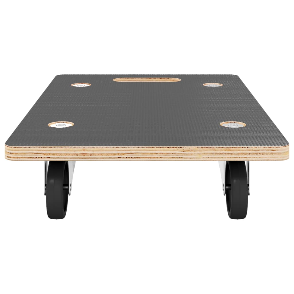 Transportna kolica 2 kom pravokutna 80 x 55 x 11,5 cm 250 kg