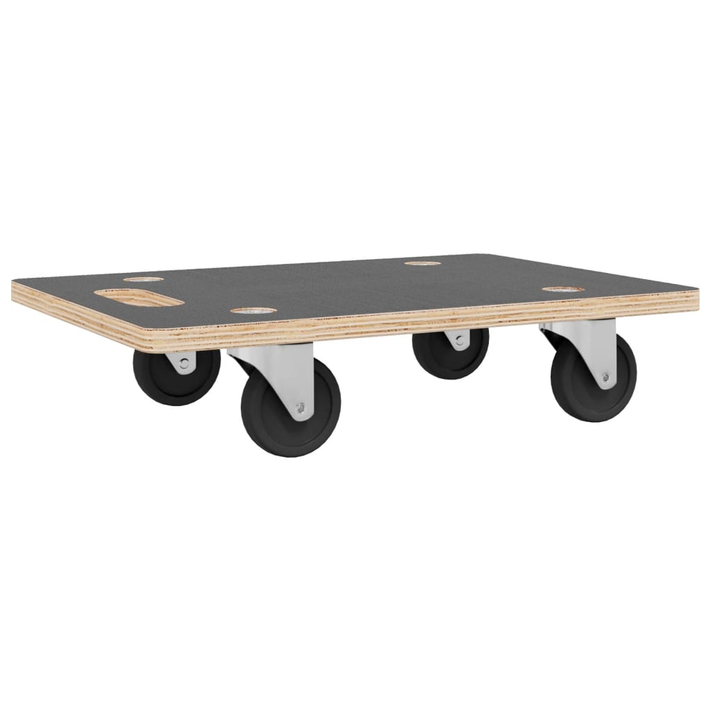 Transportna kolica 2 kom pravokutna 80 x 55 x 11,5 cm 250 kg