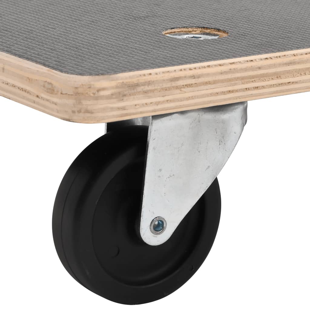 Transportna kolica 2 kom pravokutna 80 x 55 x 11,5 cm 250 kg