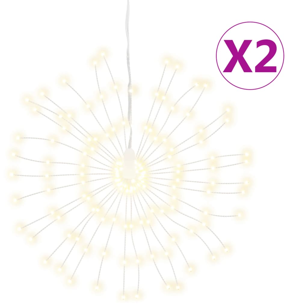 Božićna svjetla zvjezdani prasak 140 LED 2 k topla bijela 17 cm