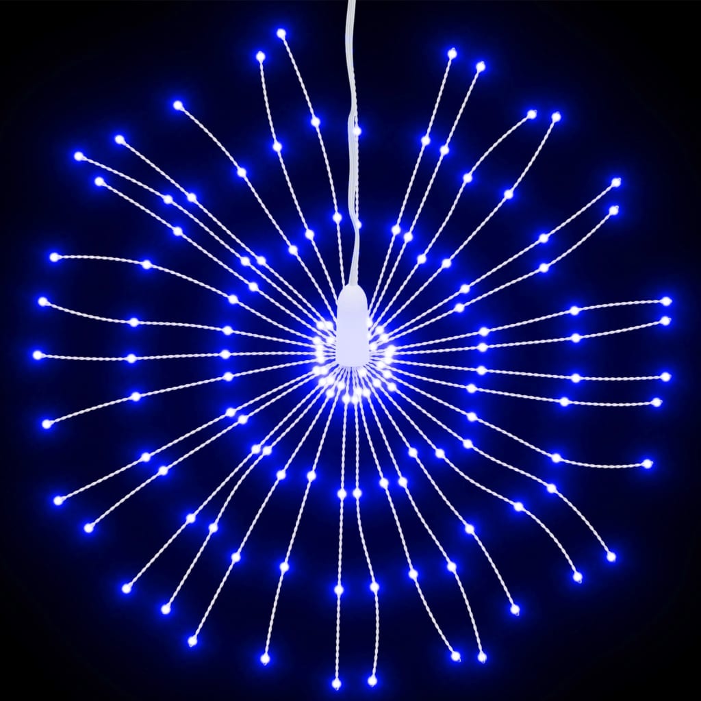 Božićna svjetla zvjezdani prasak 140 LED 8 k plava 17 cm