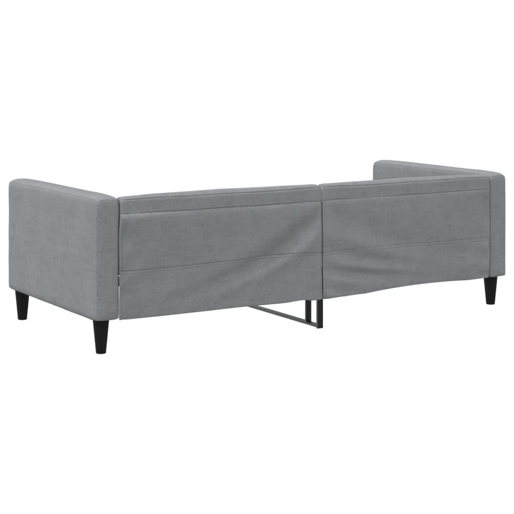 Dnevni krevet svjetlosivi 90 x 200 cm od tkanine