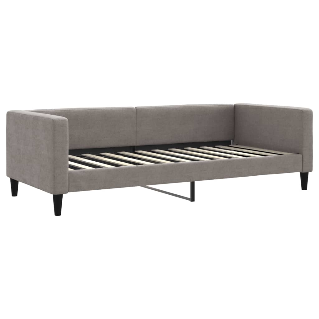 Dnevni krevet smeđesivi 90 x 200 cm od tkanine