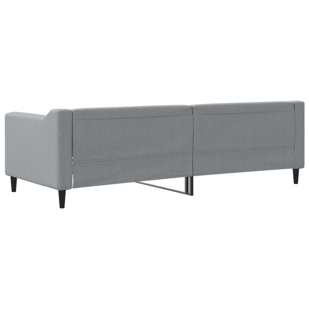 Dnevni krevet svjetlosivi 80 x 200 cm od tkanine