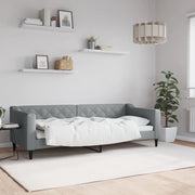 Dnevni krevet svjetlosivi 80 x 200 cm od tkanine