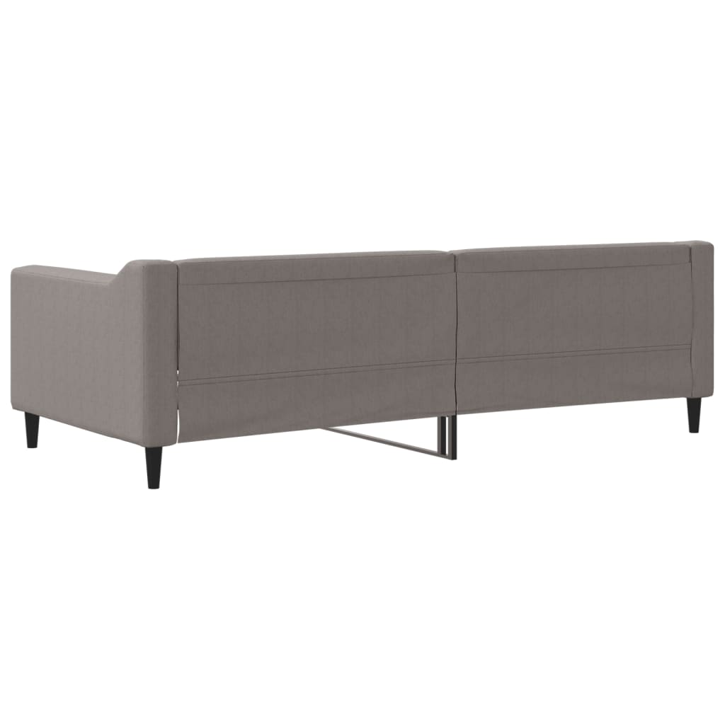 Dnevni krevet smeđesivi 90 x 200 cm od tkanine