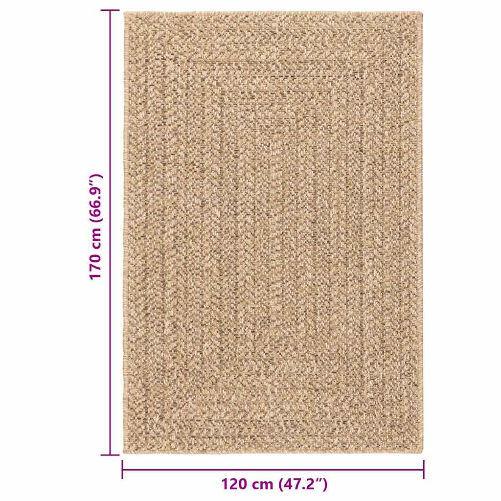 Tepih ZIZUR 120 x 170 cm s izgledom jute unutarnji i vanjski