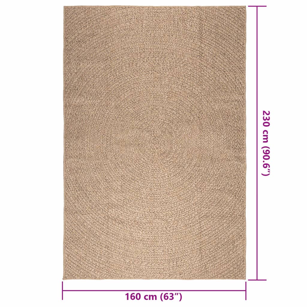 Tepih ZIZUR 160 x 230 cm s izgledom jute unutarnji i vanjski
