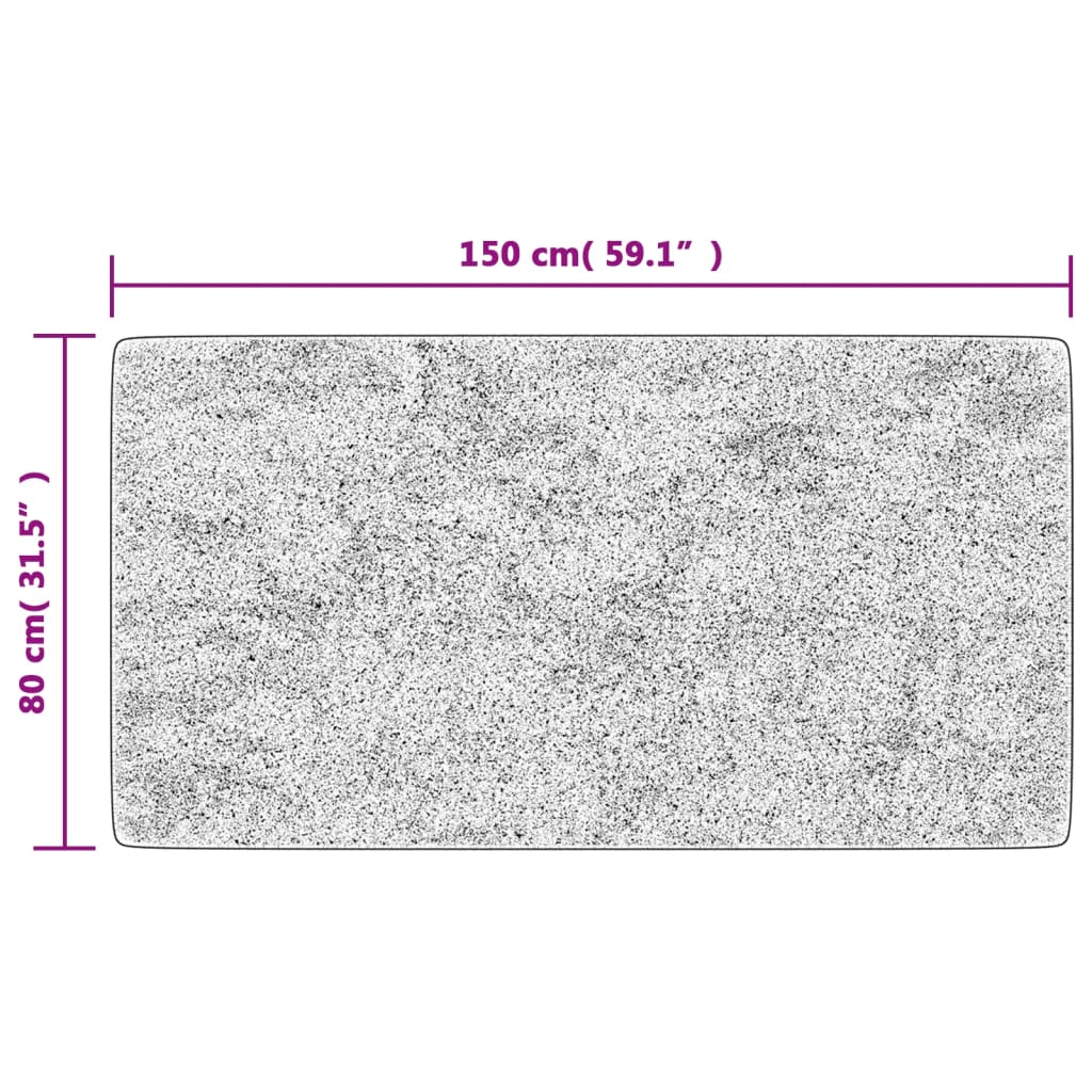 Perivi tepih raznobojni 80 x 150 cm