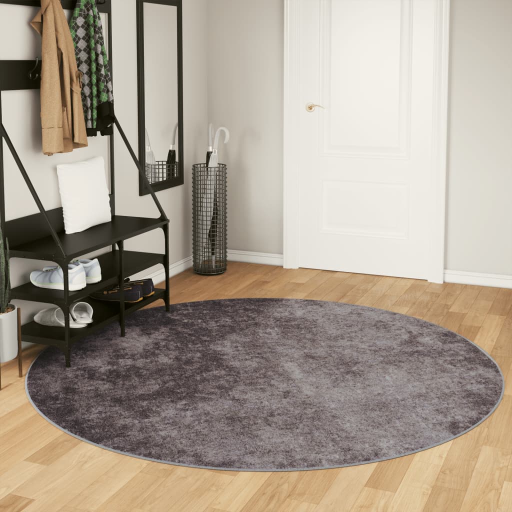 Perivi tepih sivi Ø 200 cm