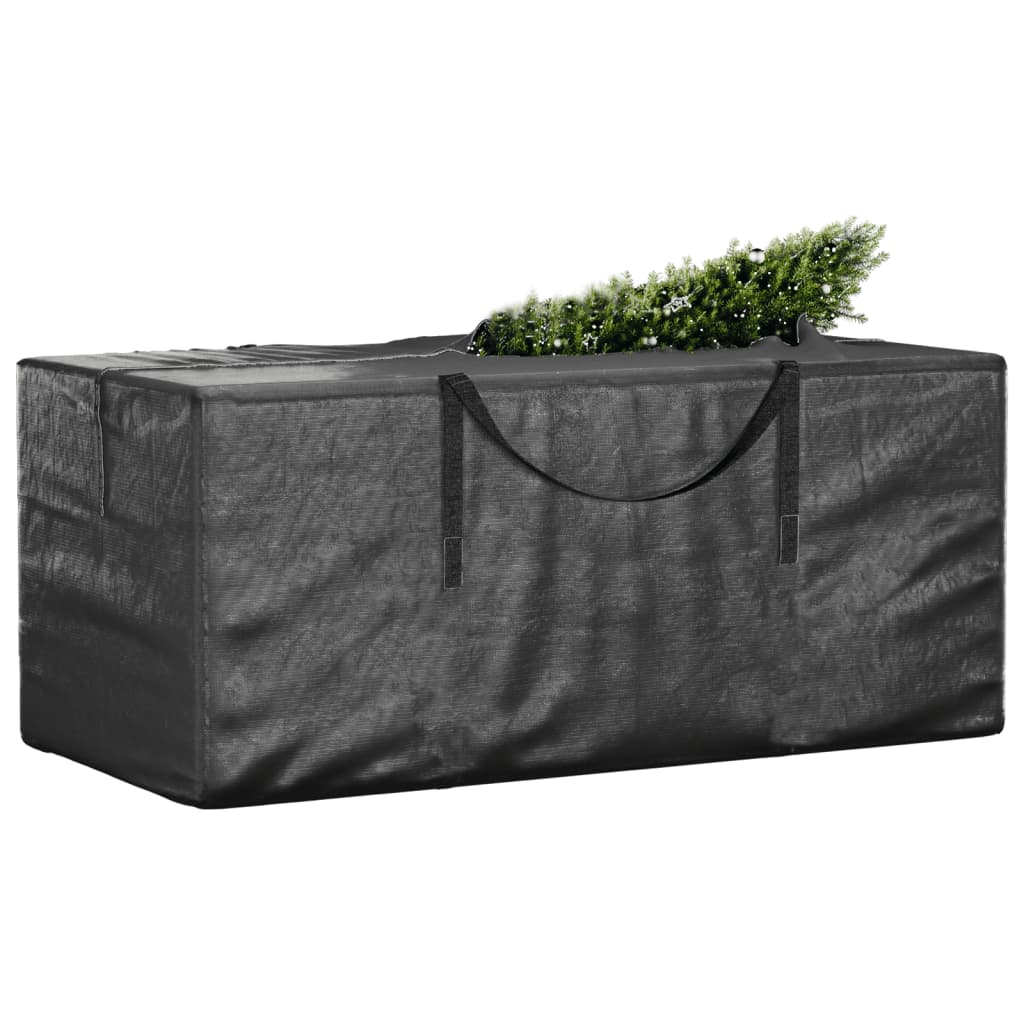 Torba za pohranu božićnog drvca crna 150x75x75 cm polietilen