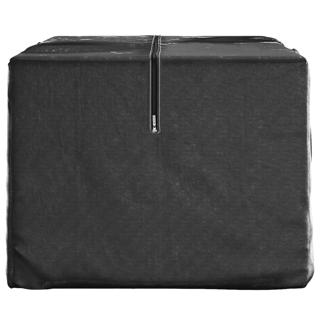 Torba za pohranu božićnog drvca crna 150x75x75 cm polietilen