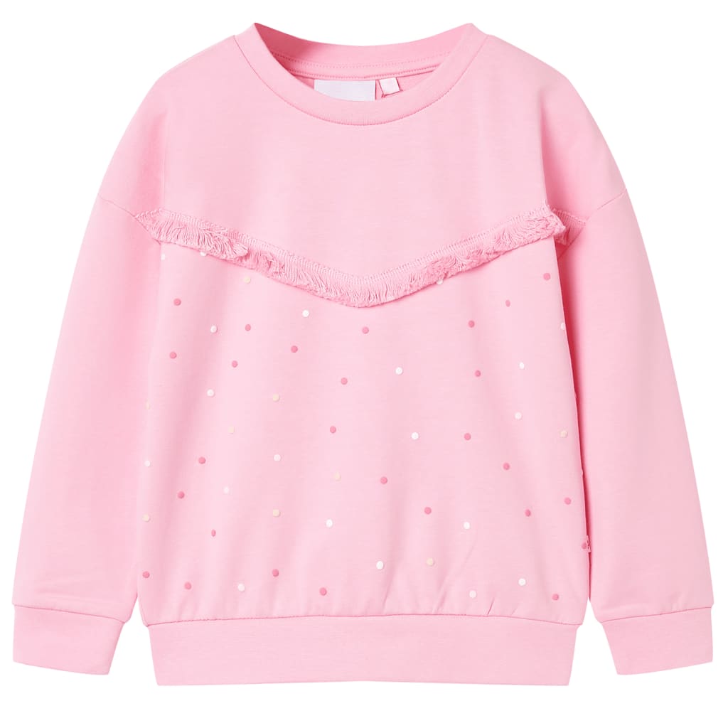 Dječja topla majica ružičasta 128