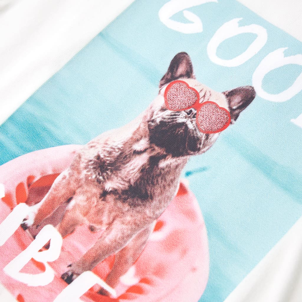 Dječja majica prljavo bijela boja 140